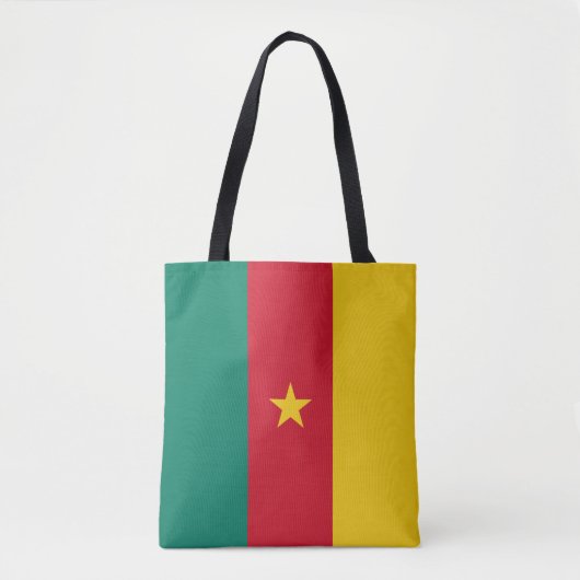 Patriotic Kamerun Flag Tote Bag Tasche (Vorderseite)