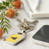 Patriotic keychain with Flag of Uri, Switzerland Schlüsselanhänger (Seite)