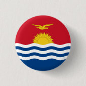 Patriotic Kiribati Flag Button (Vorderseite)
