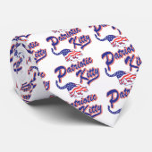 Patriotic-Kitty-2 Krawatte (Gerollt)