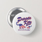 Patriotic Kitty Cats Button (Vorne & Hinten)