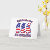 Patriotic Kitty Cats Karte (Gelbe Blume)