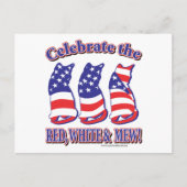 Patriotic Kitty Cats Postkarte (Vorderseite)