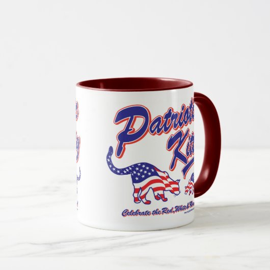 Patriotic Kitty Cats Tasse (VorderseiteRechts)