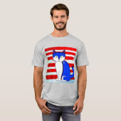 Patriotic Kitty T-Shirt (Vorne ganz)