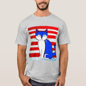 Patriotic Kitty T-Shirt (Vorderseite)