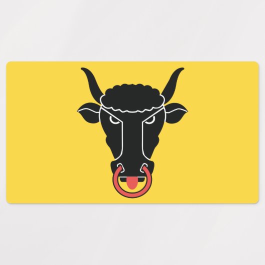 Patriotic labels with flag of Uri canton, Swiss Etiketten (Design 2)