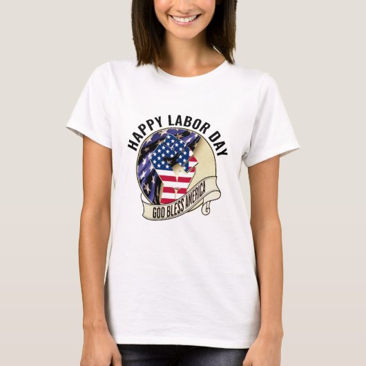 Patriotic LABOR DAY T-Shirt (Vorderseite)