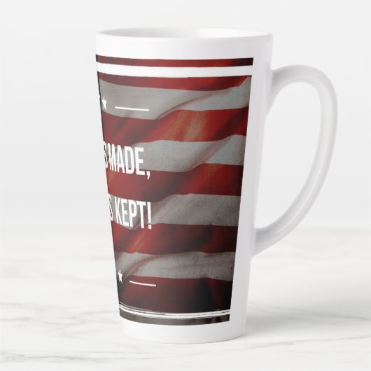 Patriotic Latte Tasse (Rechts)