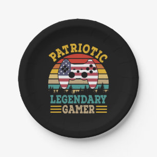 Patriotic Legendary Gamer American Independence Pappteller