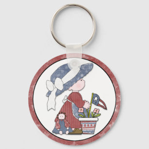Patriotic Liberty Kid Schlüsselanhänger