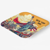 Patriotic Liberty Parade - Vintag 4. Juli USA Pappteller (Gewinkelt)