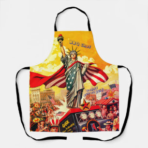 Patriotic Liberty Parade - Vintag 4. Juli USA Schürze