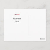 Patriotic Liberty Statue USA Berühmtes amerikanisc Postkarte (Rückseite)