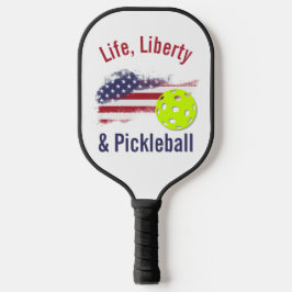 Patriotic Life Liberty & Pickleball Schläger