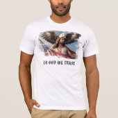 *~* Patriotic Man Flag AP27 Eagle Patriot T-Shirt (Vorderseite)