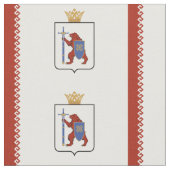 Patriotic Mari El Flag Stoff (Nahaufnahme)