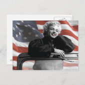 Patriotic Marilyn Postkarte (Vorne/Hinten)