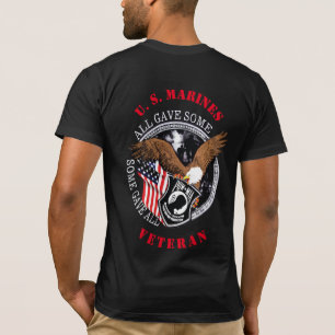 Patriotic Marines Vet Military Tribute T - Shirt