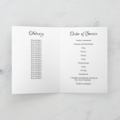 Patriotic Memorial Veteran Beerdigungsdienst P Programm (Innenseite)