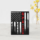 Patriotic Mens Promoted To G Pa Est 2026 First Tim Karte (Gelbe Blume)