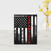 Patriotic Mens Promoted To Papaw Est 2026 First Ti Karte (Gelbe Blume)