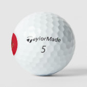 Patriotic Mexican Flag Golf Balls, Eagle, Mexiko Golfball (Logo)