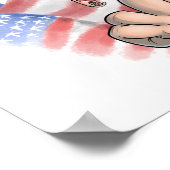 Patriotic Middle Finger Poster (Ecke)