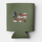 Patriotic Military Einzigartig Phantastisch Dosenkühler (Vorderseite)