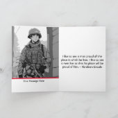 Patriotic Military USA Weihnachten (Innenseite)