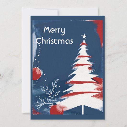 Patriotic Military USA Weihnachten Mitteilungskarte (Vorderseite)