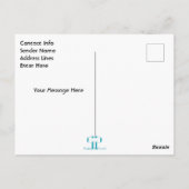 Patriotic Military USA Weihnachten Postkarte (Rückseite)