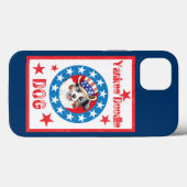 Patriotic Mini American Shepherd Case-Mate iPhone Hülle (Rückseite (Horizontal))