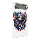 Patriotic Mini Clipboard Klemmbrett (Schrägansicht)