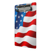 Patriotic Mini Clipboard Klemmbrett (Gewinkelt2)