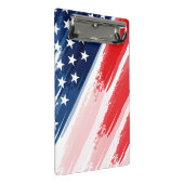 Patriotic Mini Clipboard Klemmbrett (Schrägansicht)