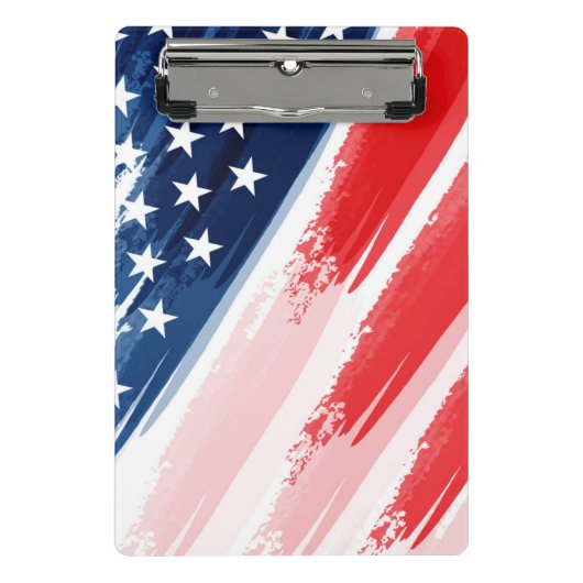 Patriotic Mini Clipboard Klemmbrett (Vorderseite)