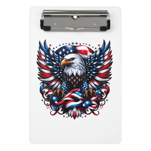 Patriotic Mini Clipboard Mini Klemmbrett (Vorderseite)