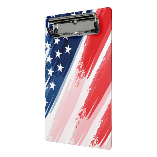 Patriotic Mini Clipboard Mini Klemmbrett (Gewinkelt2)