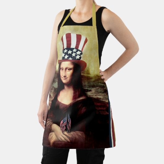 Patriotic Mona Lisa Schürze (InSitu)