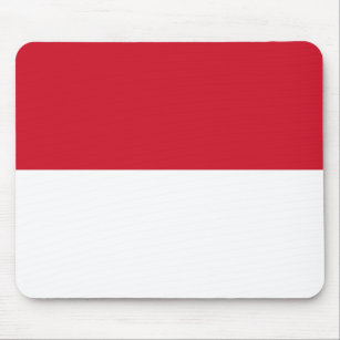 Patriotic Monaco Flag Mousepad