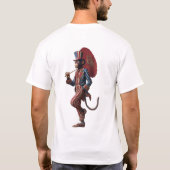 Patriotic Monkey Uncle Sam Shirt (Rückseite)