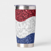 Patriotic Mosaic Waves Thermobecher (Rechts)