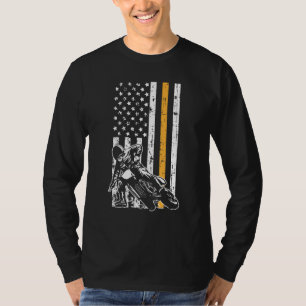 Patriotic Motocross American Flag Motorrad Mot T-Shirt