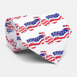 Patriotic Motorcycle Krawatte