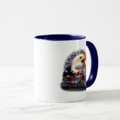 Patriotic Motorrad Eagle Tasse (VorderseiteRechts)