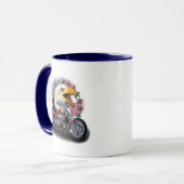 Patriotic Motorrad Eagle Tasse (Vorderseite Links)