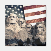 Patriotic Mount Rushmore Magnet (Vorne)
