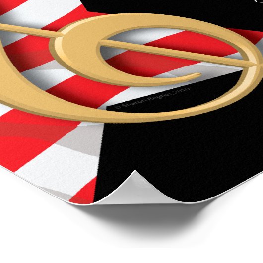 Patriotic Music Poster (Ecke)