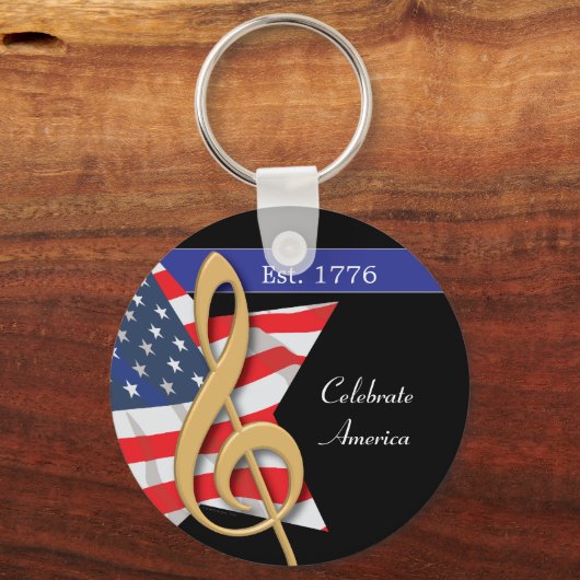 Patriotic Music Schlüsselanhänger (Vorderseite)